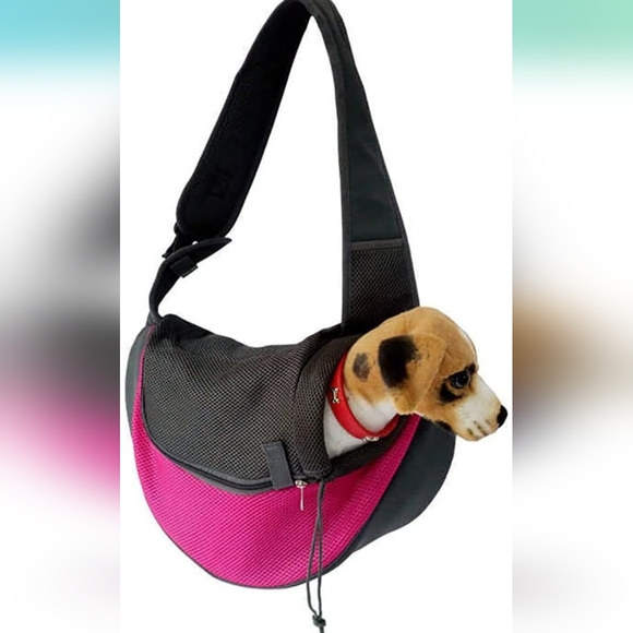 Sling Breathable Mesh Shoulder Portable Cat Dog Carrier Size Medium | NWOT - Picture 7 of 7